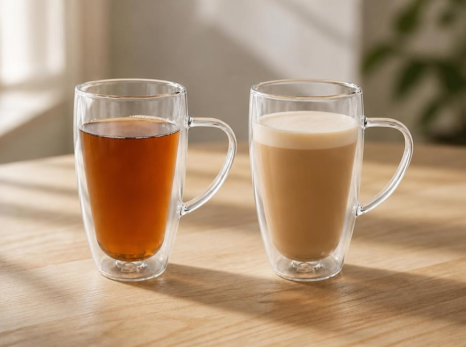 Bredemeijer Dubbelwandige Koffie- & Theeglazen Duo - 320 ml (Set van 2)
