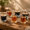 Pasabahce Timeless Luxe Koffie & Theeglas 31cl-Facetgeslepen Glazen met Oor( Set van 2 of 6 stuks)