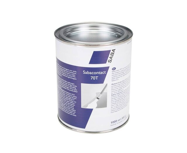 Sabaplast 70T contactlijm voor zachte PVC - inhoud 1000ml