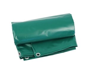 Heavy-duty groundsheet 6x8 PVC 600 gr/m² Green