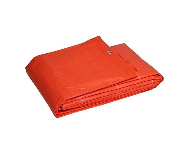 Tarp 10x12 'Light' PE 100 gr/m² - Orange