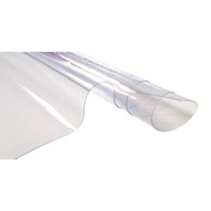 PVC window foil 0.80mm thickness Flame Retardant, cut from roll, width 1,40m