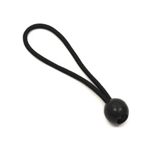 Black ball bungee - diam. 6mm