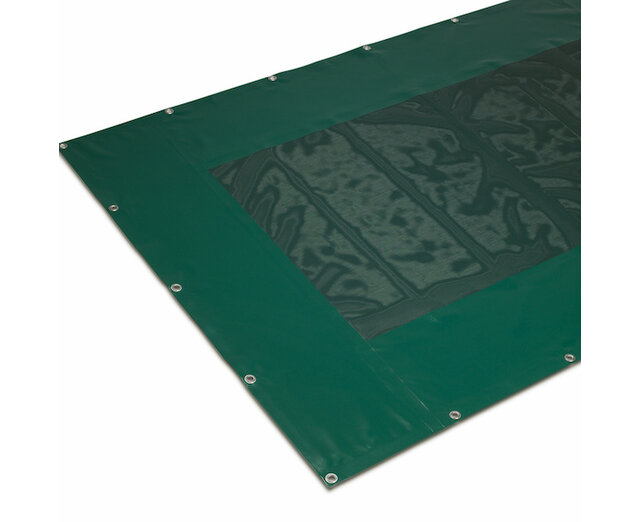 Combinatiezeil PVC gaas 340  met rand PVC 620