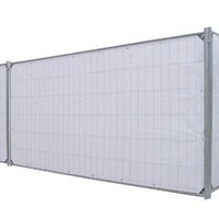 Fence tarp PE 150 gr/m² NVO DIN4102-B1 Flame Retardant - White