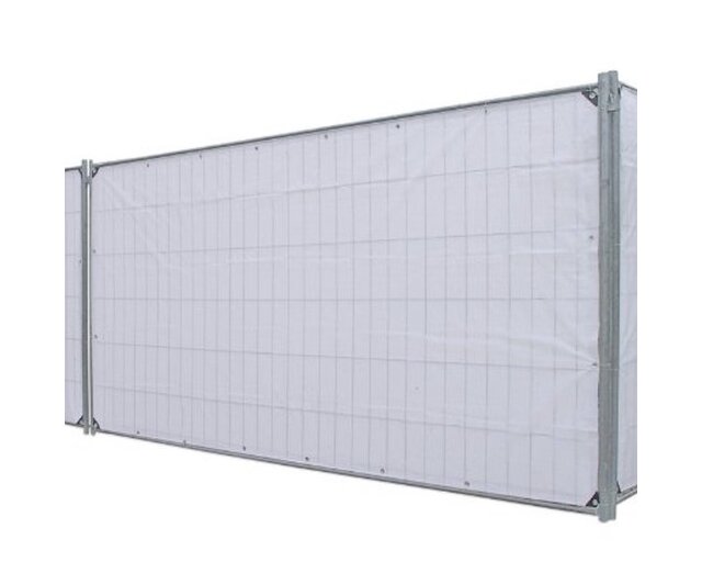 Brandvertragend bouwhekzeil PE 150 gr/m² NVO DIN4102-B1 - Wit