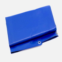 Flame retardant tarp 2x3m PVC 600 gr/m² FR standard M2 - Blue