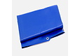 Flame retardant tarp 3x3m PVC 600 gr/m² FR standard M2 - Blue