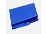 Flame retardant tarp 3x3m PVC 600 gr/m² FR standard M2 - Blue
