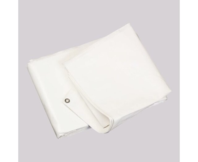 Dekkleed 4x6 'Medium' PE 150 gr/m² NVO - Wit