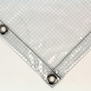 Transparent PVC 430 tarp with squares