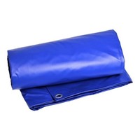 Afdekzeil 2x3 PVC 600 ringen 100cm - Blauw