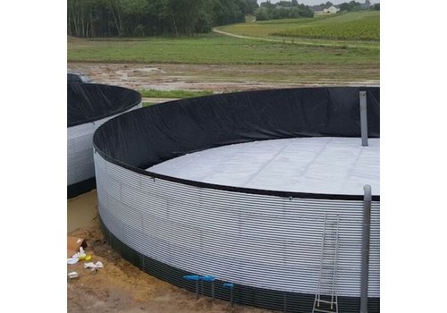 Drijfzeil watersilo op maat