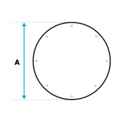 Tarp PVC 600 FR custom - Circle - Copy