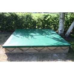 Zandbakzeil PVC gaas 320 - Achthoek