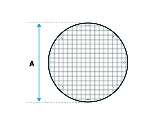 Custom sandpit tarp PVC mesh 320 - Circle