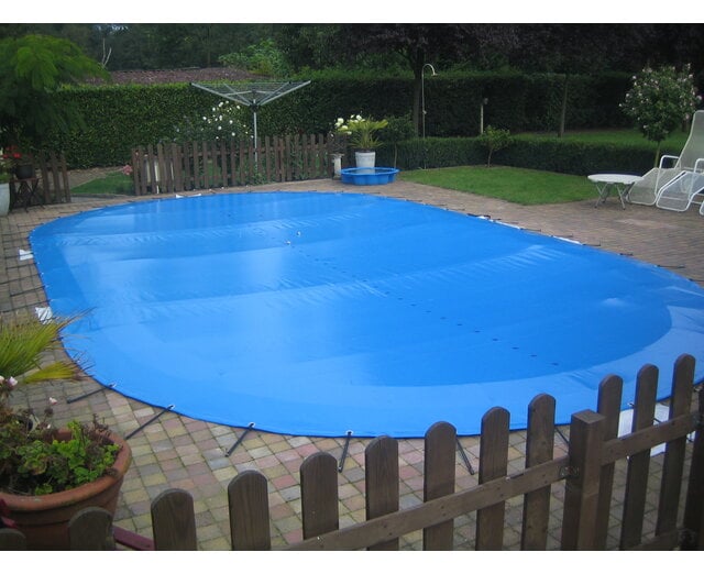 Winterzeil voor zwembad PVC 620 gr/m2 - Ovaal