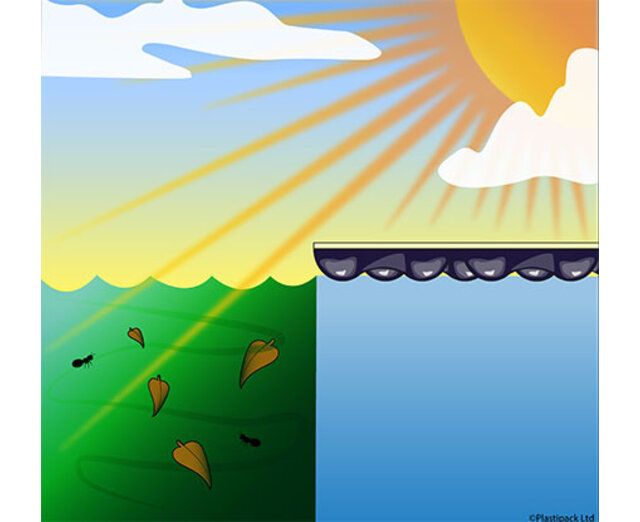Noppenzeil EnergyGuard ST 500 micron Geobubble - Rechthoek