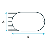 Noppenzeil EnergyGuard ST 500 micron Geobubble - Ovaal