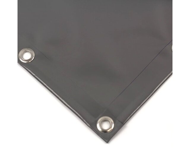 Combinatiezeil PVC gaas 320 met rand PVC 620 - Cirkel