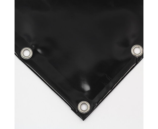 Combinatiezeil PVC gaas 320 met rand PVC 620 - Cirkel
