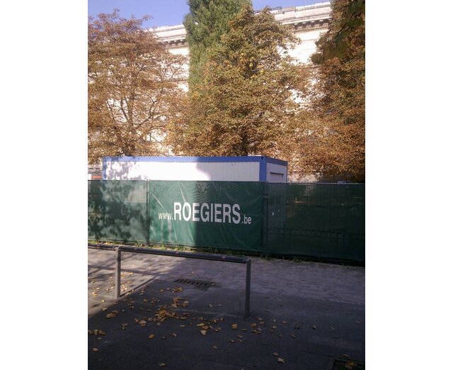 Bouwhekzeil PVC gaas 280 gr/m² - winddoorlatend
