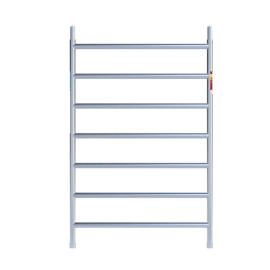 Euroscaffold Rolsteiger Original  135x305 9,2m werkhoogte carbon vloer tegen de gevel