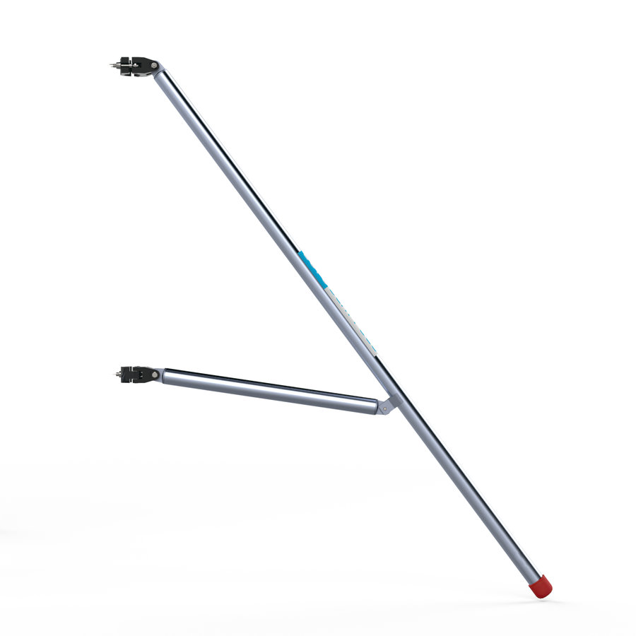 Euroscaffold Rolsteiger Original  135x305 9,2m werkhoogte carbon vloer tegen de gevel