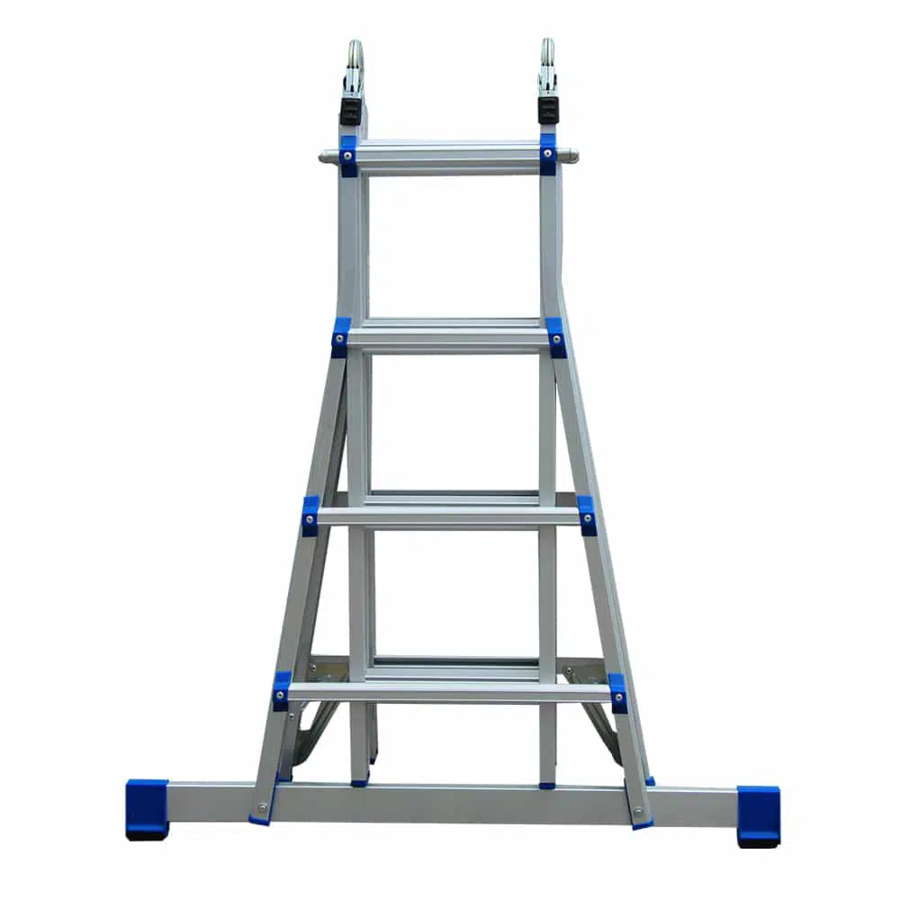 Eurostairs Vouwladder telescopisch 4x4 Silver