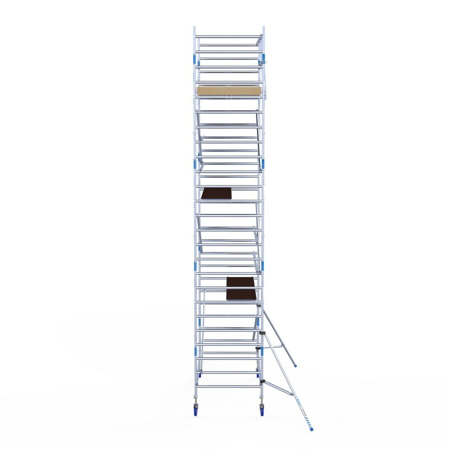 Euroscaffold Steigeraanhanger 250 + Rolsteiger Alumexx Light 135x250 8,2m werkhoogte