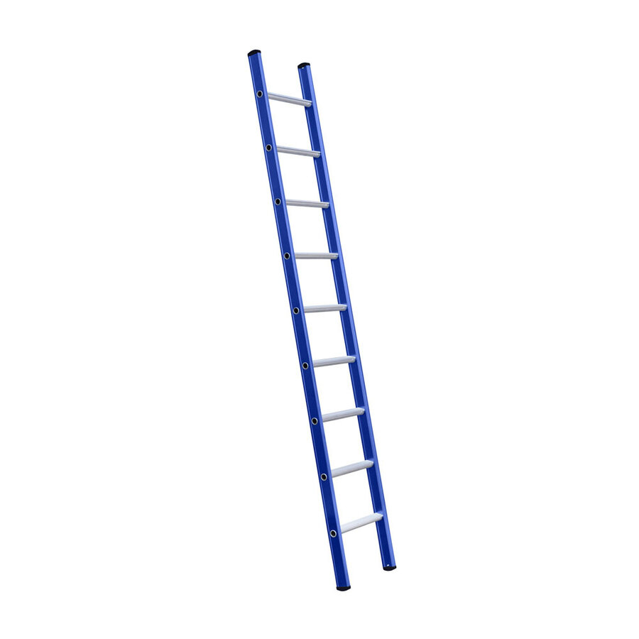 Eurostairs Eurostairs Ladder enkel recht 1x9 sporten BLAUW