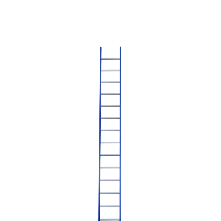 Eurostairs Eurostairs Ladder enkel recht 1x14 sporten BLAUW