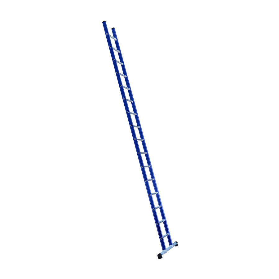 Eurostairs Eurostairs Ladder enkel recht 1x16 sporten BLAUW
