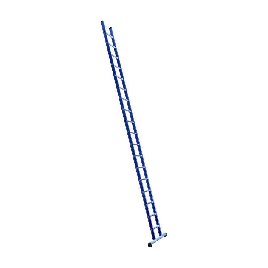 Eurostairs Eurostairs Ladder enkel recht 1x18 sporten BLAUW