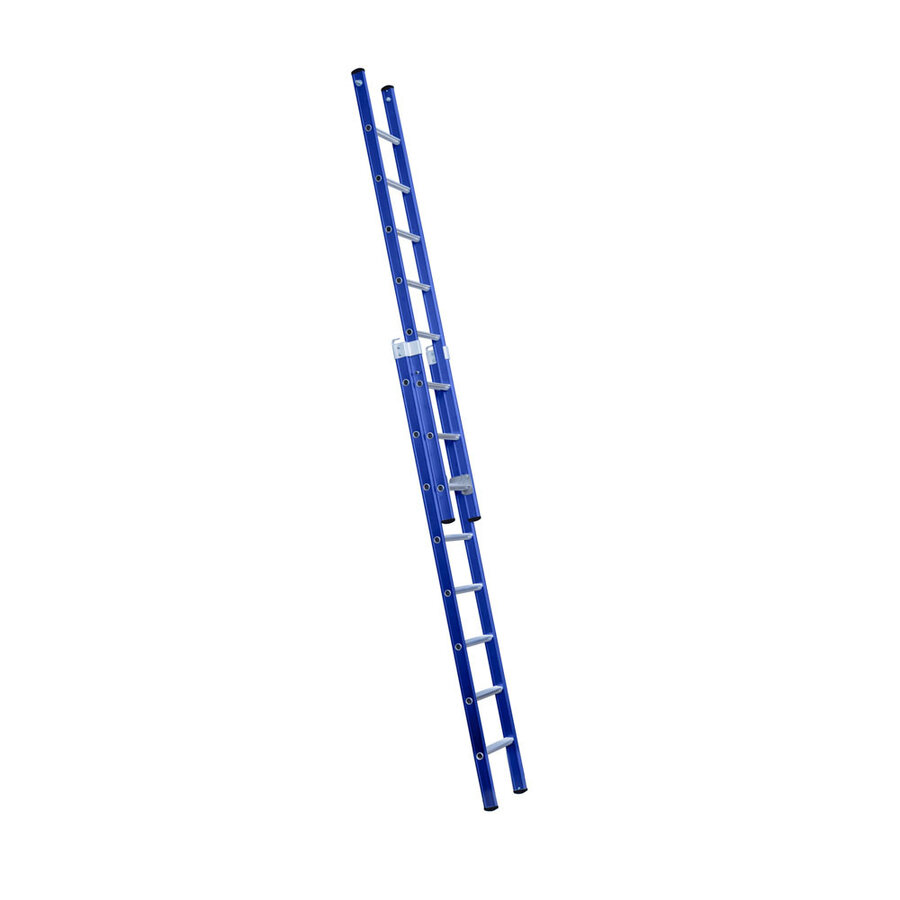 Eurostairs Eurostairs Reform ladder dubbel recht 2x8 sporten BLAUW