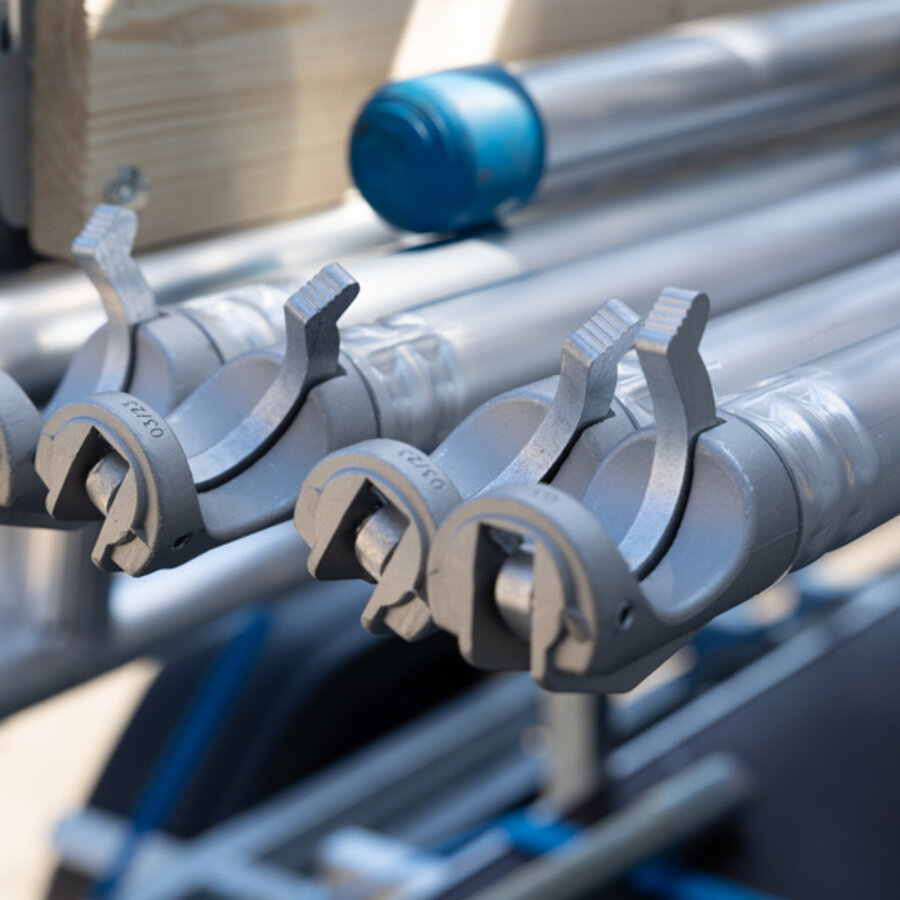 Alumexx Basic Steigeraanhanger 250 Open + Alumexx Rolsteiger Alumexx Budget 135x250 6,2m werkhoogte