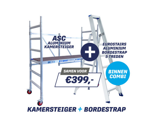 ASC ASC Kamersteiger + Eurostairs Bordestrap 5 treden