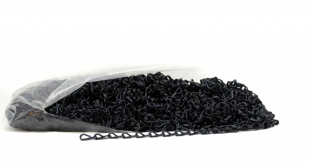 Liso® Aluminium kettinggordijn Aluminium ketting voor Liso® kettinggordijn – Zwart | 50 meter