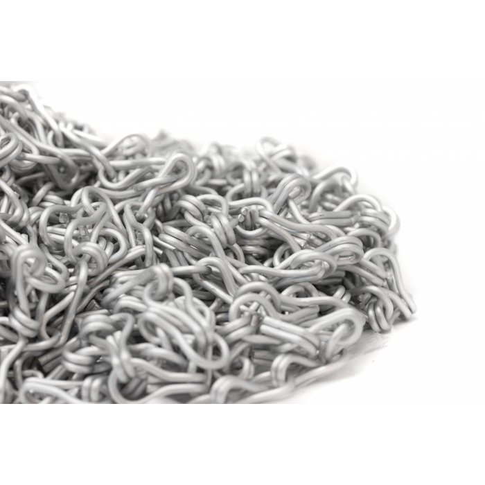 Liso® Aluminium kettinggordijn Aluminium ketting voor Liso® kettinggordijn – Zilver Satin | 50 meter