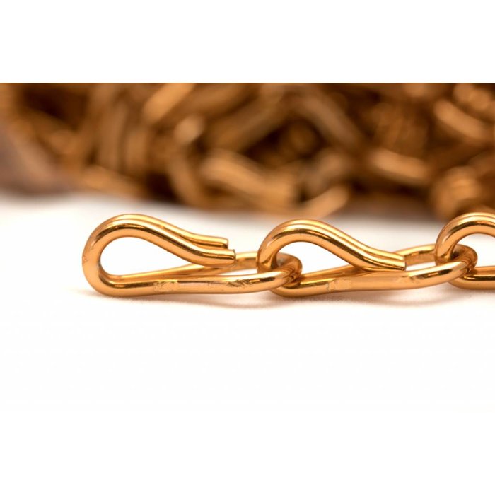 Liso® Aluminium kettinggordijn Ketting zak á 50 meter Oranje