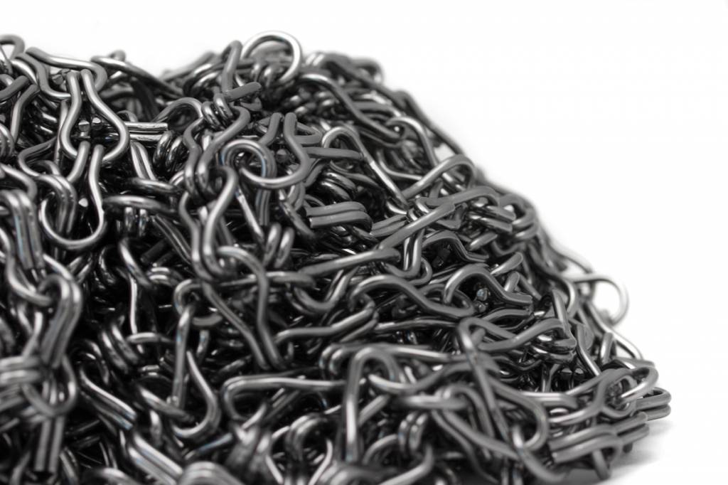 Liso® Aluminium kettinggordijn Aluminium ketting voor Liso® kettinggordijn – Antraciet / grijs | 50 meter