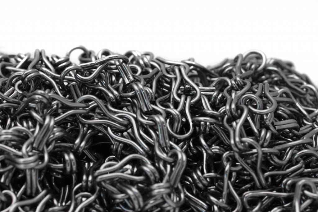 Liso® Aluminium kettinggordijn Aluminium ketting voor Liso® kettinggordijn – Antraciet / grijs | 50 meter