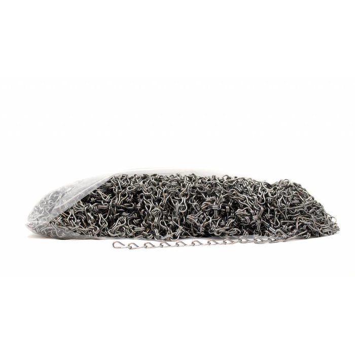 Liso® Aluminium kettinggordijn Aluminium ketting voor Liso® kettinggordijn – Antraciet / grijs | 50 meter