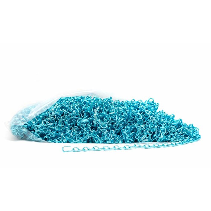 Liso® Aluminium kettinggordijn Ketting zak á 50 meter Lichtblauw