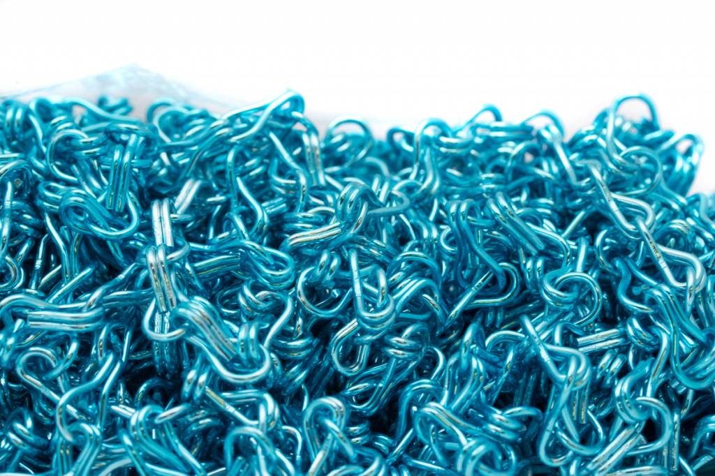 Liso® Aluminium kettinggordijn Aluminium ketting voor Liso® kettinggordijn – Lichtblauw | 50 meter