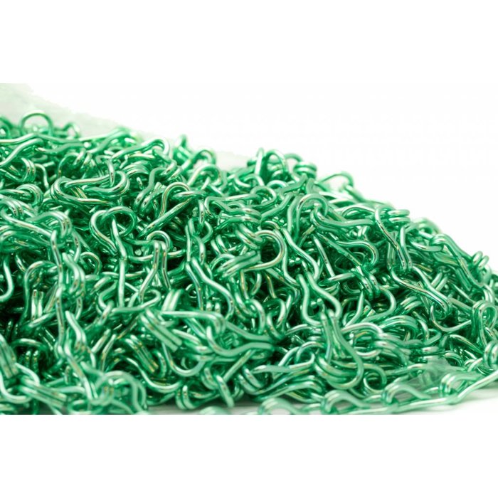 Liso® Aluminium kettinggordijn Ketting zak á 50 meter Lichtgroen