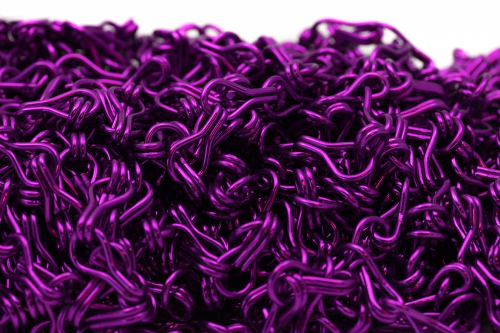 Liso® Aluminium kettinggordijn Aluminium ketting voor Liso® kettinggordijn – Paars | 50 meter