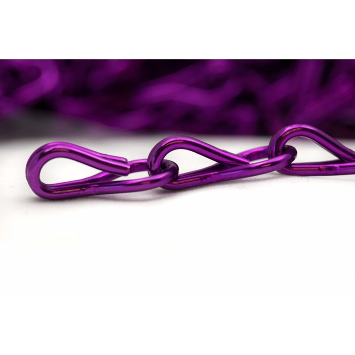 Liso® Aluminium kettinggordijn Ketting zak á 50 meter Paars