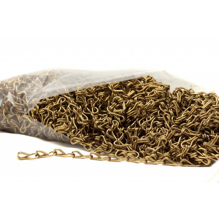 Liso® Aluminium kettinggordijn Ketting zak á 50 meter Brons