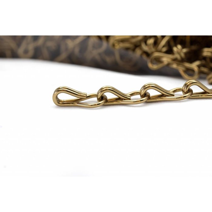 Liso® Aluminium kettinggordijn Ketting zak á 50 meter Brons